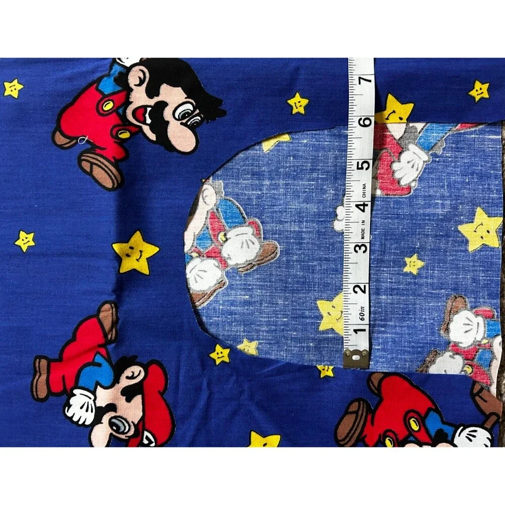 Nintendo Super Mario Character Mario Brothers Fabric Sewing (New) 44 x 75